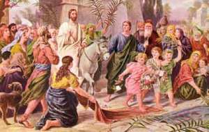 耶穌以君王的身份進耶路撒冷